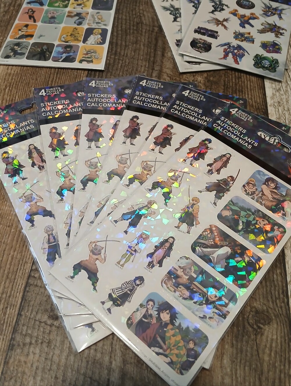 Assorted Anime & Game Sticker Sheets - Multicolor - Picture 2 of 6